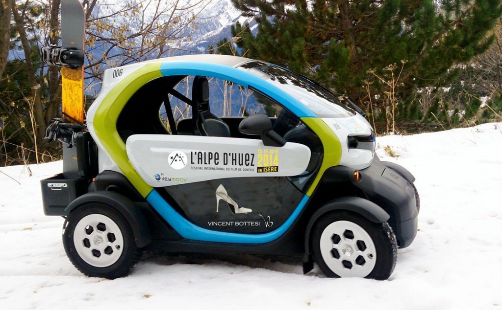 Twizy Alpe dhuez electric car