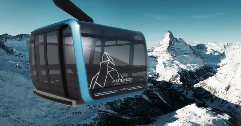 The new gondola planned for Zermatt