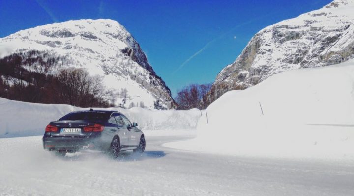 ice driving val d'isere