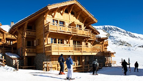 One of the 40 chalets we offer in Alpe d'Huez