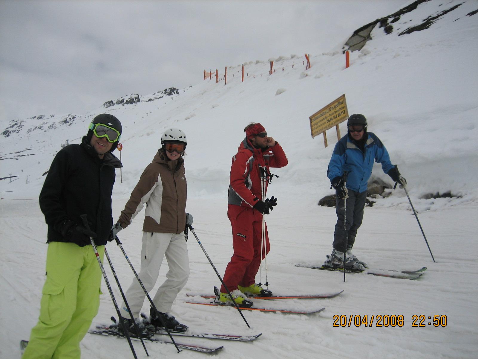 Early season skiing