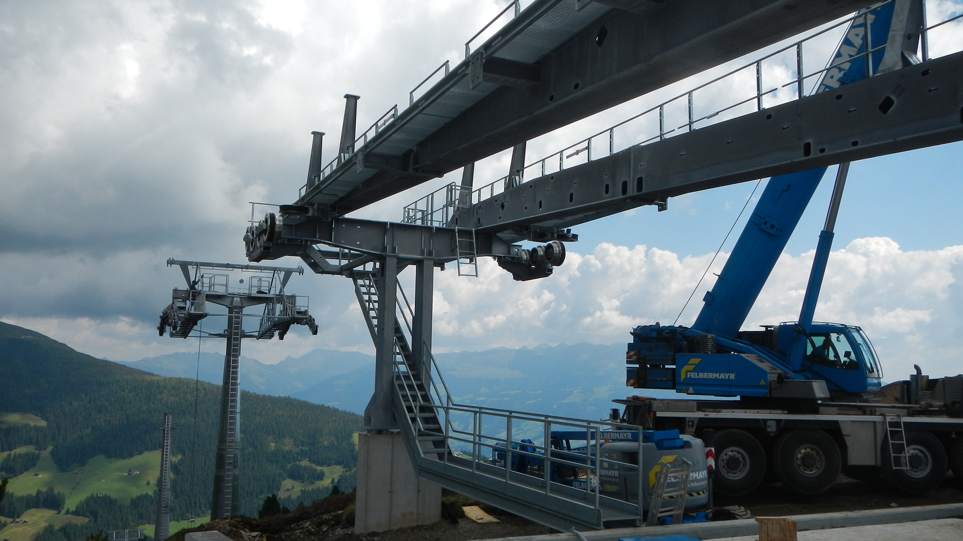 top station Möslbahn Gondola for Penken, Mayrhofen