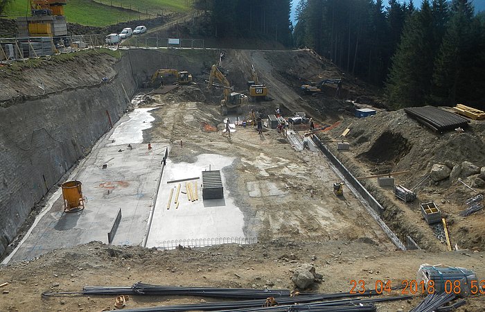 Möslbahn Gondola foundations